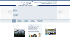 Desktop Screenshot of perfectskin.ie